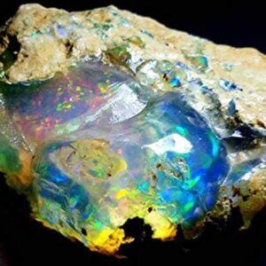 RARE 7350 Cts Massive Piece Large Crystal Water Raw Opal (170x130 mm)